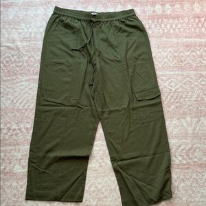 Madewell Pull On Wide Leg Pants XL